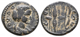 Pisidia. Selge. Julia Domna, wife of Septimius Severus AD 193-217. Ae.
Reference:
Condition: Very Fine

Weight: 4,8 gr
Diameter: 17,4 mm