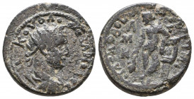 CILICIA, Anazarbos. Volusian. 251-253 AD. Æ
Reference:
Condition: Very Fine

Weight: 7,8 gr
Diameter: 21,8 mm