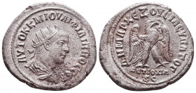 Seleucis and Pieria. Antioch. Philip I, 244-249. Tetradrachm 
Reference:
Condition: Very Fine

Weight: 11,6 gr
Diameter: 28,2 mm