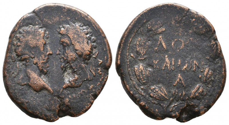 Syria, Commagene. Doliche. Marus Aurelius and Lucius Verus. A.D. 161-169. AE
Re...