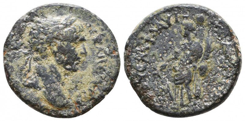 Traianus (98-117 AD). AE 
Reference:
Condition: Very Fine

Weight: 8,1 gr
D...