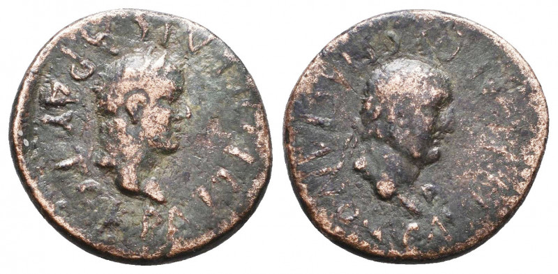 Vespasian and Titus AD 69-79. Ae.
Reference:
Condition: Very Fine

Weight: 3...