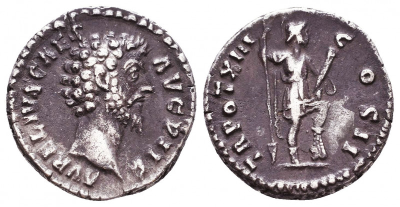 Marcus Aurelius. A.D. 161-180. AR denarius 
Reference:
Condition: Very Fine
...