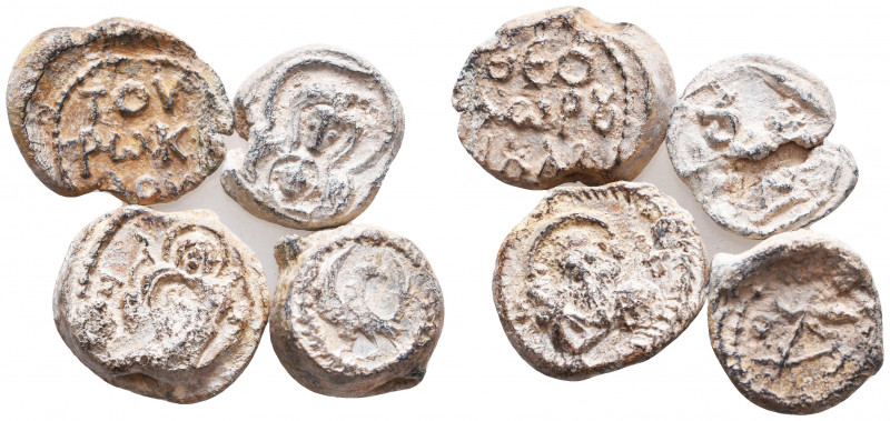 Lot of Byzantine Lead Seals, 7th - 13th Centuries
Reference:
Condition: Very F...