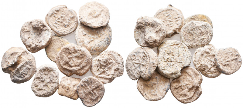 Lot of Byzantine Lead Seals, 7th - 13th Centuries
Reference:
Condition: Very F...