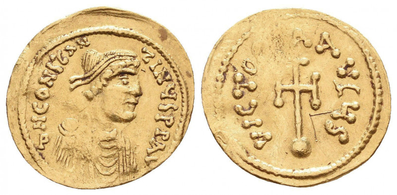 CONSTANTINE IV, 668-685. AV Tremissis
Reference:
Condition: Very Fine

Weigh...