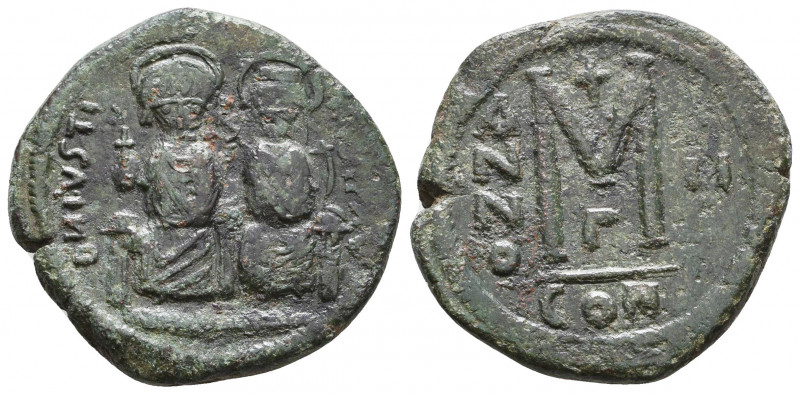 Justin II and Sophia. 565-578. AE 
Reference:
Condition: Very Fine

Weight: ...