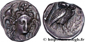 LUCANIA - HERACLEA
Type : Drachme 
Date : c. 281-278 AC. 
Mint name / Town : Héraclée, Lucanie 
Metal : silver 
Diameter : 16  mm
Orientation dies : 3...