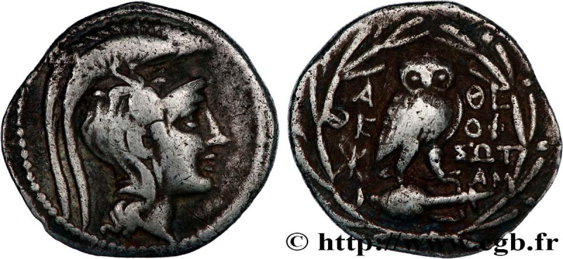 ATTICA - ATHENS
Type : Drachme stéphanophore 
Date : deuxième mois 
Date : c. 16...