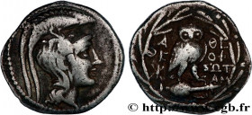 ATTICA - ATHENS
Type : Drachme stéphanophore 
Date : deuxième mois 
Date : c. 162-161 AC. 
Mint name / Town : Athènes, Attique 
Metal : silver 
Diamet...