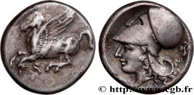 CORINTHIA - CORINTH
Type : Statère 
Date : c. 350-285 AC. 
Mint name / Town : Corinthe, Corinthie 
Metal : silver 
Diameter : 20,5  mm
Orientation die...