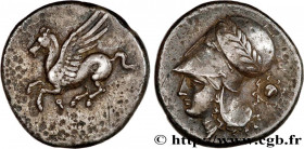 CORINTHIA - CORINTH
Type : Statère 
Date : c. 330 AC. 
Mint name / Town : Corinthe, Corinthie 
Metal : silver 
Diameter : 22  mm
Orientation dies : 3 ...