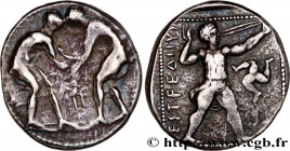 PAMPHYLIA - ASPENDOS
Type : Statère 
Date : c. 420-370 AC. 
Mint name / Town : Aspendos, Pamphylie 
Metal : silver 
Diameter : 22,5  mm
Orientation di...