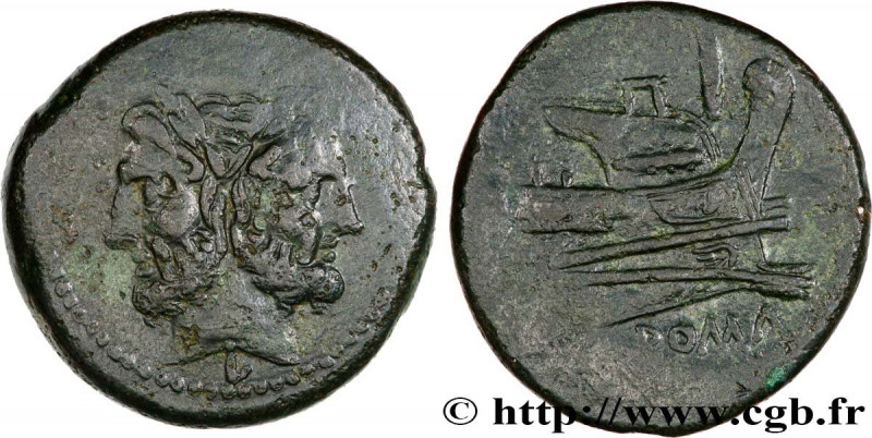 ROMAN REPUBLIC - ANONYMOUS
Type : Uncia 
Date : 211-208 AC. 
Mint name / Town : ...