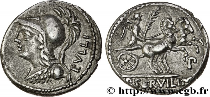 SERVILIA
Type : Denier 
Date : 100 AC. 
Mint name / Town : Rome 
Metal : silver ...
