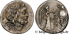 VETTIA
Type : Quinaire 
Date : 99 AC. 
Mint name / Town : Rome 
Metal : silver 
Millesimal fineness : 950  ‰
Diameter : 13,5  mm
Orientation dies : 12...