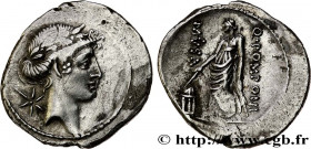 POMPONIA
Type : Denier 
Date : 66 AC. 
Mint name / Town : Rome 
Metal : silver 
Millesimal fineness : 950  ‰
Diameter : 20  mm
Orientation dies : 7  h...