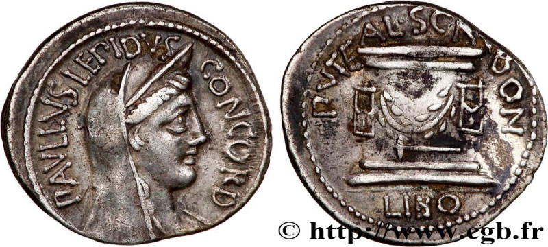 AEMILIA
Type : Denier  
Date : 62 AC. 
Mint name / Town : Rome 
Metal : silver 
...