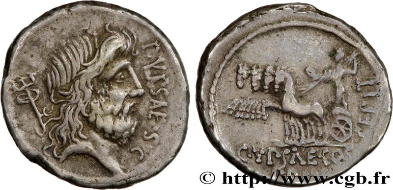 PLAUTIA
Type : Denier 
Date : 60 AC 
Mint name / Town : Rome 
Metal : silver 
Mi...