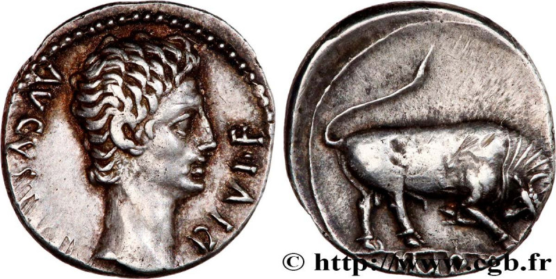AUGUSTUS
Type : Denier 
Date : 15 AC. 
Mint name / Town : Lyon  
Metal : silver ...
