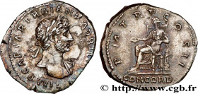 HADRIAN
Type : Denier 
Date : 117 
Mint name / Town : Rome 
Metal : silver 
Millesimal fineness : 900  ‰
Diameter : 19  mm
Orientation dies : 7  h.
We...