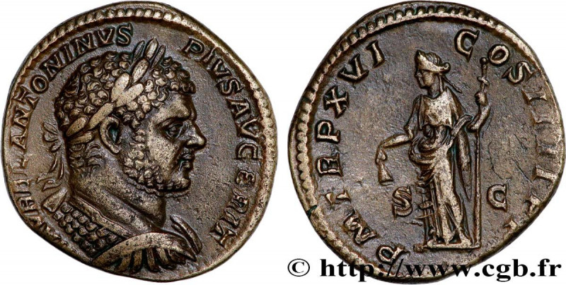 CARACALLA
Type : Sesterce 
Date : 213 
Mint name / Town : Rome 
Metal : copper 
...