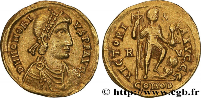 HONORIUS
Type : Solidus 
Date : 408-423 
Mint name / Town : Ravenne 
Metal : gol...