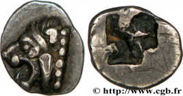 MASSALIA - MARSEILLE
Type : Hémiobole à la tête de lion, à gauche, du type du trésor d’Auriol  
Date : c. 490-470 AC. 
Mint name / Town : Marseille (1...