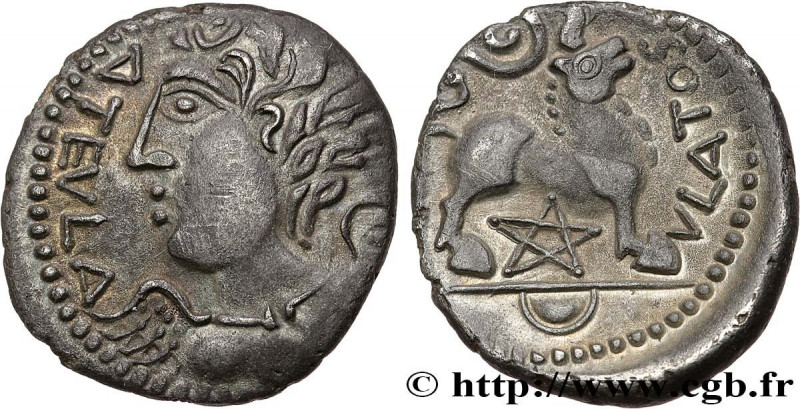 GALLIA BELGICA - REMI (Area of Reims)
Type : Denier ATEVLA / VLATOS, classe Ia 
...