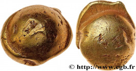 SENONES (Area of Sens)
Type : Statère globulaire à la croix 
Date : c. 100-80 AC. 
Metal : gold 
Diameter : 11  mm
Weight : 7,21  g.
Rarity : R1 
Obve...