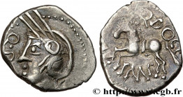 GALLIA BELGICA - SEQUANI (Area of Besançon)
Type : Denier Q. DOCI/SAM F 
Date : c. 57-50 AC. 
Metal : silver 
Diameter : 13,5  mm
Orientation dies : 8...