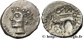 GALLIA BELGICA - SEQUANI (Area of Besançon)
Type : Denier SEQVANOIOTVOS 
Date : c. 57-50 AC. 
Metal : silver 
Diameter : 15  mm
Orientation dies : 1  ...