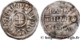 LOUIS THE PIOUS
Type : Denier 
Date : c. 819/822-830 
Date : n.d. 
Mint name / Town : Le Palais 
Metal : silver 
Diameter : 21  mm
Orientation dies : ...