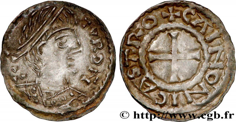 CHARLES THE SIMPLE, ROBERT AND RAOUL
Type : Denier au portrait 
Date : c. 898-93...