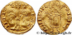 JOHN II "THE GOOD"
Type : Florin d'or 
Date : c. 1340-1370 
Mint name / Town : Montpellier ou Toulouse 
Metal : gold 
Millesimal fineness : 906  ‰
Dia...