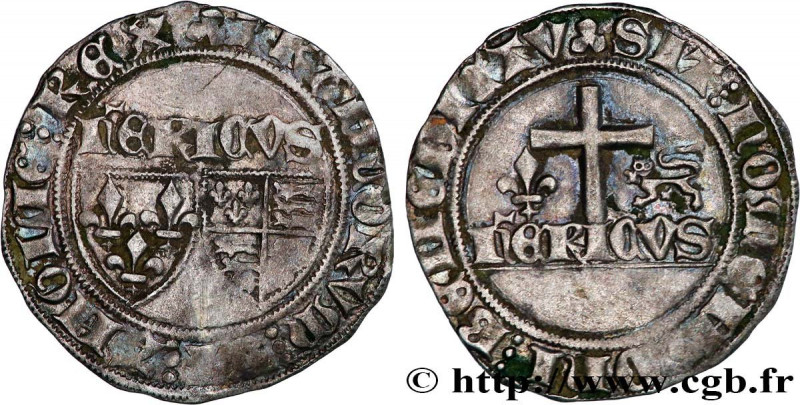 HENRY VI OF LANCASTER
Type : Blanc aux écus 
Date : 23/11/1422 
Date : n.d. 
Min...