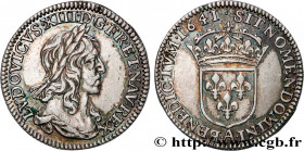 LOUIS XIII
Type : Douzième d'écu, 2e type, 1er poinçon de Warin 
Date : 1641 
Mint name / Town : Paris, Monnaie du Louvre 
Metal : silver 
Millesimal ...