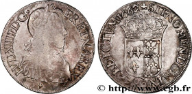 LOUIS XIV "THE SUN KING"
Type : Écu de Navarre à la mèche longue 
Date : 1662 
Mint name / Town : Saint-Palais 
Metal : silver 
Millesimal fineness : ...