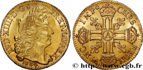 LOUIS XIV "THE SUN KING"
Type : Louis d’or à la tête virile laurée, 4e portrait (poinçon de Joseph Roëttiers) 
Date : 1684 
Mint name / Town : Paris 
...