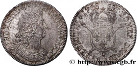 LOUIS XIV "THE SUN KING"
Type : Écu aux insignes 
Date : 1701 
Mint name / Town : Paris 
Metal : silver 
Millesimal fineness : 917  ‰
Diameter : 39,5 ...