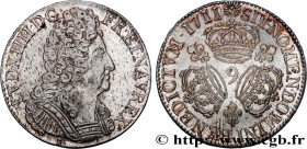 LOUIS XIV "THE SUN KING"
Type : Écu aux trois couronnes 
Date : 1711 
Mint name / Town : Rennes 
Quantity minted : 2656598 
Metal : silver 
Millesimal...