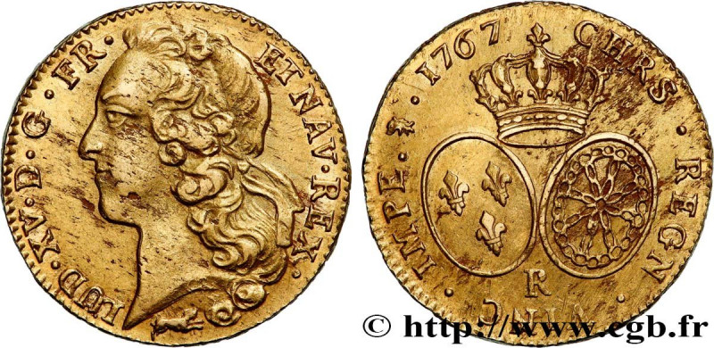 LOUIS XV THE BELOVED
Type : Double louis dit "au bandeau" 
Date : 1767 
Mint nam...