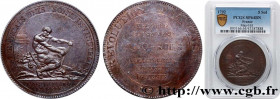 REVOLUTION COINAGE / CONFIANCE (MONNAIES DE…)
Type : Monneron de 5 sols à l'Hercule, frappe médaille 
Date : 1792 
Mint name / Town : Birmingham, Soho...