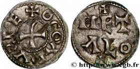 POITOU - COUNTY OF POITOU - COINAGE IMMOBILIZED IN THE NAME OF CHARLES II THE BALD
Type : Denier OCOARVS 
Date : c. 1050-1150 
Date : n.d. 
Mint name ...