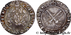 COMTAT-VENAISSIN - GREGORY XI (Pierre Roger de Beaufort)
Type : Gros ou carlin 
Date : n.d. 
Mint name / Town : Avignon 
Metal : silver 
Diameter : 24...