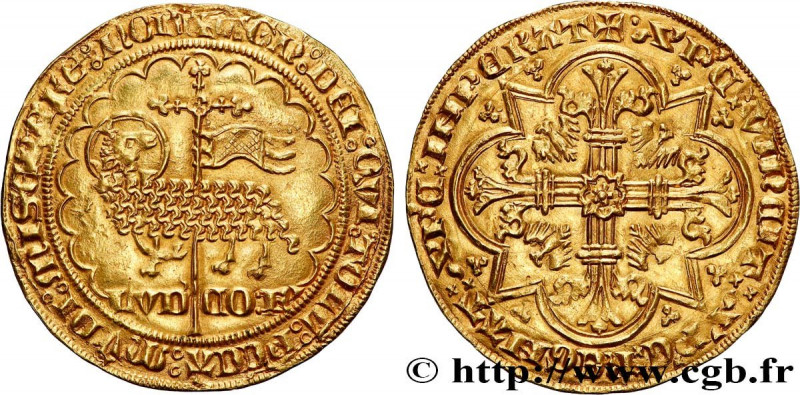 FLANDERS - COUNTY OF FLANDERS - LOUIS OF MALE
Type : Mouton d'or 
Date : c. 1356...