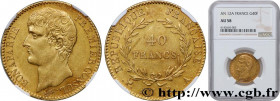 CONSULATE
Type : 40 francs or Bonaparte Premier Consul 
Date : An 12 (1803-1804) 
Mint name / Town : Paris 
Quantity minted : 253.406 
Metal : gold 
M...