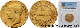 PREMIER EMPIRE / FIRST FRENCH EMPIRE
Type : 40 francs or Napoléon tête nue, Calendrier grégorien 
Date : 1806 
Mint name / Town : Turin 
Quantity mint...