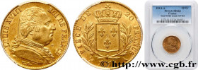 LOUIS XVIII
Type : 20 francs or Louis XVIII, buste habillé 
Date : 1814 
Mint name / Town : Paris 
Quantity minted : 2.681.623 
Metal : gold 
Millesim...