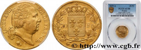 LOUIS XVIII
Type : 20 francs or Louis XVIII, tête nue 
Date : 1819 
Mint name / Town : Paris 
Quantity minted : 2.349.150 
Metal : gold 
Diameter : 21...
